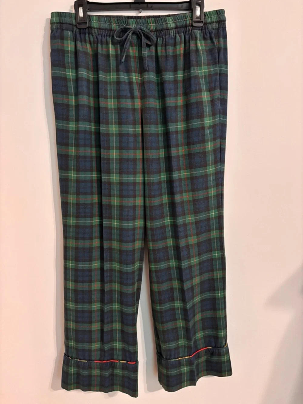 Johnny Was RHODA LONG Plaid Flannel Embroidered PJ SET - Picture 15 of 16